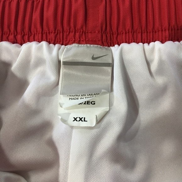 Nike sport red with white stripes on the side pants size:XXL - Picture 3 of 8